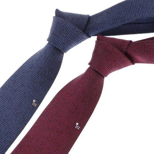 갤러리아_2025 고급스러운 느낌의 실크100% 투톤 솔리드 원포인트 타이 VPS