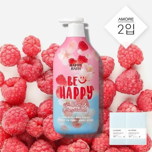 [더블유쇼핑][AP]해피바스 스마일 바디워시 900g 2입_14076170_588827