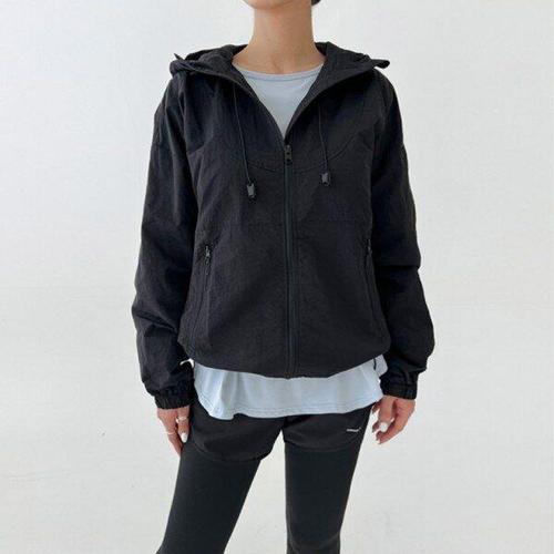 [모노무드]LMO 레이디스 운동골프웨어 고프코어 코드 시즌 후드스웨트 집업자켓 DBC 1800W