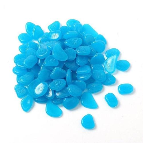 조약돌 야광자갈 200p(블루) 반짝이 정원 원예 WFITL7R