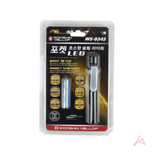 작은 손전등 LED건전지 휴대용 조명 라이트 WF40649