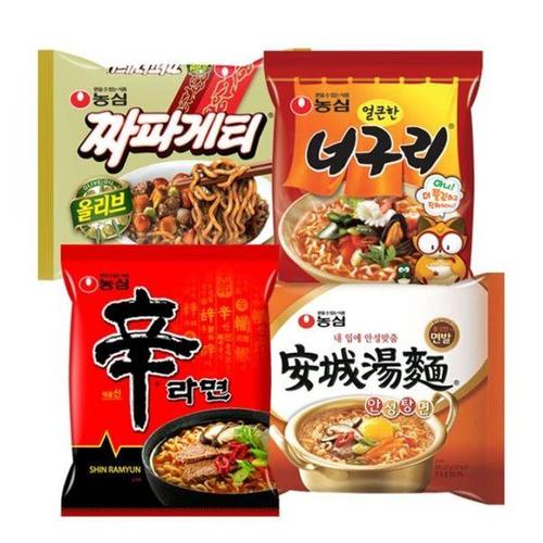 [농심]신라면 20봉 + 안성탕면 10봉 + 짜파게티 5봉 + 너구리 5봉