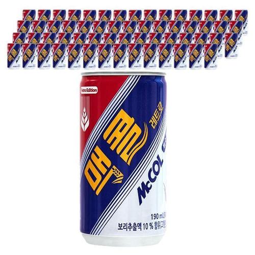 [룽스_6820]일화 맥콜 190ml x 60캔 콜라 탄산 사이다