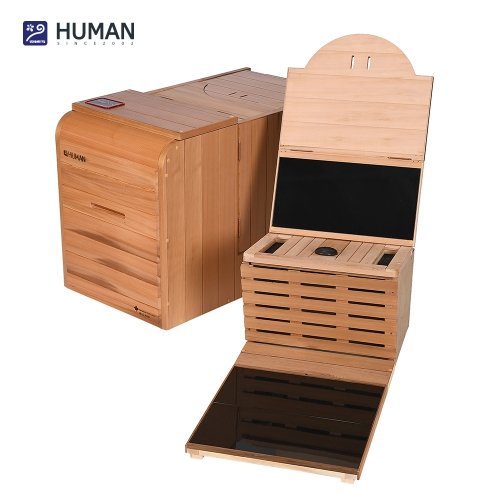 휴먼사우나 [휴먼사우나]온누리 벨라 원적외선 반신욕기/등받이+덮개/좌욕/족욕/캐나다 적삼목