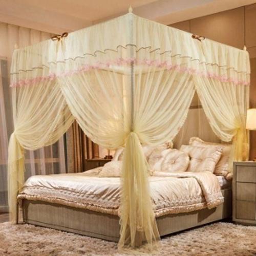 사각형 침대 방충망 모기장 여름철 수면 보호용 모기 차단망 WFLSFQK