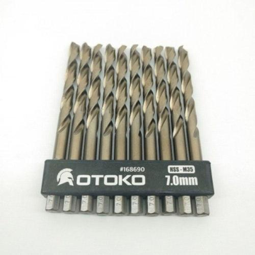 고속도공구강 HSS M35 스텐 임팩드릴비트 7.0MM 1개 WEAF909