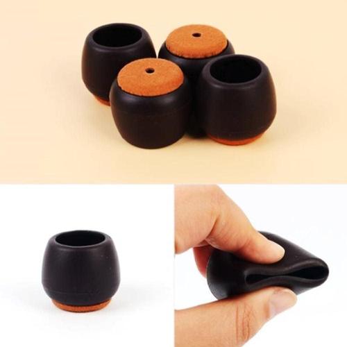 까만콩 원형 의자발커버 4P 적정 25~28mm 의자 의자발 의자캡 WFGPZ1U