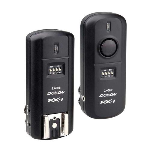 1 Set 수신기 사진조명 플래시 동조기 무선 RX 발신기