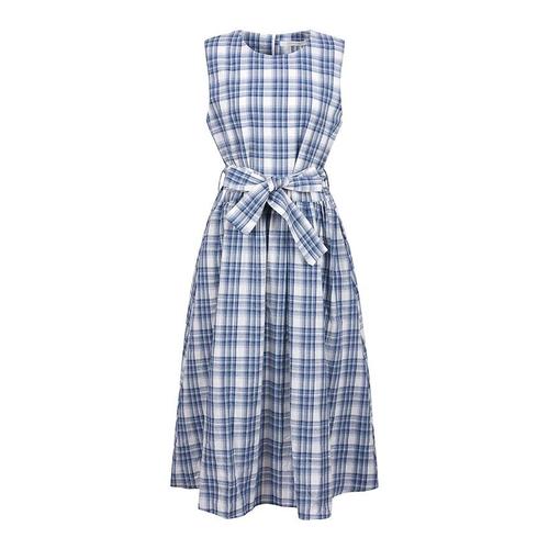 [코인코즈]체크 나시 원피스_DW5MO341