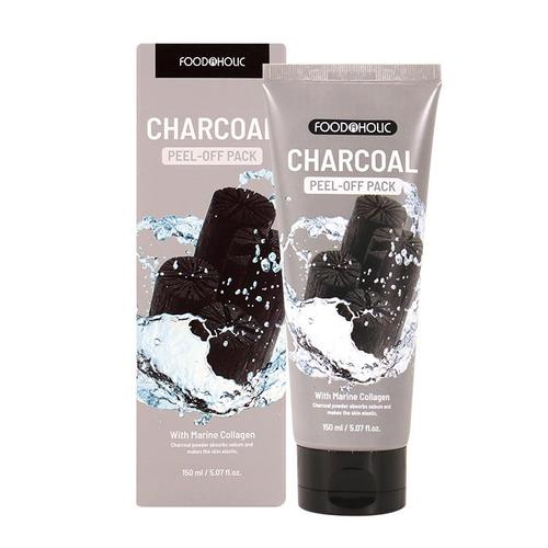 푸드어홀릭 콜라겐 필오프팩 150ml / 참숯