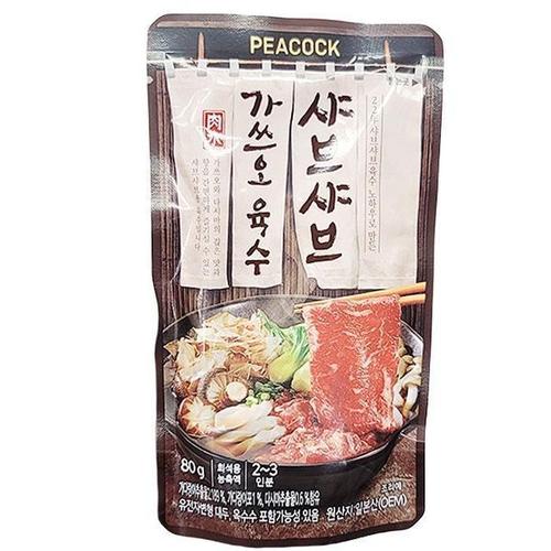 셀러허브 [피코크] 샤브 샤브 가쓰오 육수 80g b41344