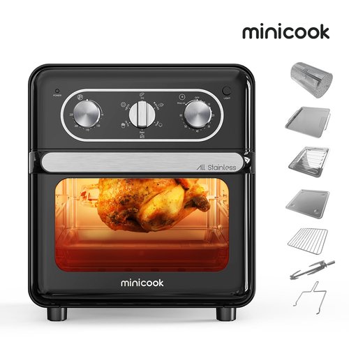(주)티케이케이 ♥홈앤초특가♥한정수량! 미니쿡 14L 대용량 올스텐 전기오븐 로티세리 에어프라이어