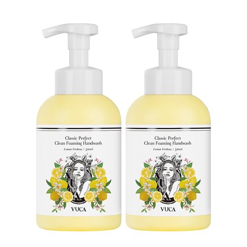 뷰카 클래식 퍼펙트 클린 포밍 핸드워시 (레몬버베나향) 500ml 2개