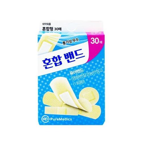 BTM 영케미칼 퓨어밴드 혼합형 30매입-4종 (WFHW88T)