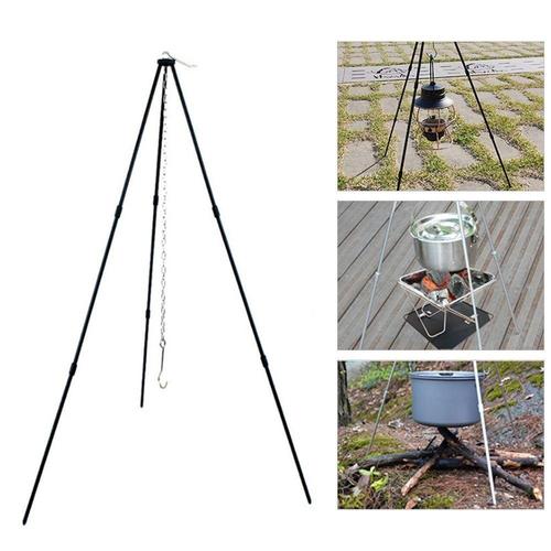 감성 캠핑 냄비 걸이 3단 스탠드 주전자 더치오븐 솥 WFN6197