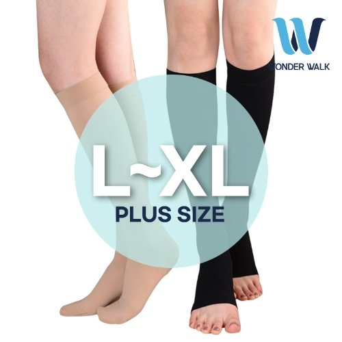 [XL]무릎 의료용 압박스타킹 빅사이즈 / 원더워크 종아리압박밴드 하지정맥류