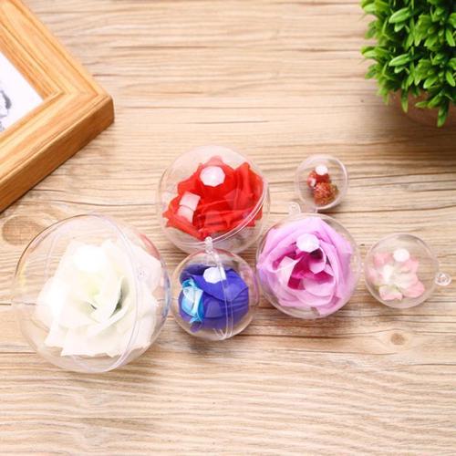 투명 플라스틱볼 6p세트 6cm 아크릴구 투명캡슐 DT1249911