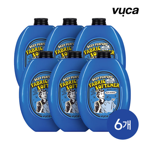 [3+3] 뷰카 클래식 딥 퍼퓸 초고농축 섬유유연제 1050ml 3개 + 3개