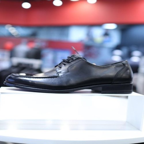 STCO 세이브존04 블랙 U팁 더비 구두 1FW25503