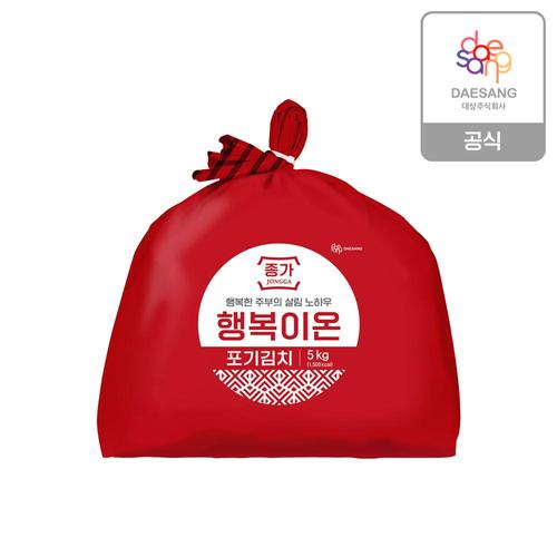 종가 행복이온 포기김치 5kg