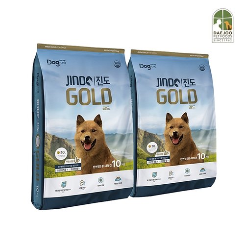 도그랑 진도 골드 10kg 2개 (총 20kg) / 강아지사료