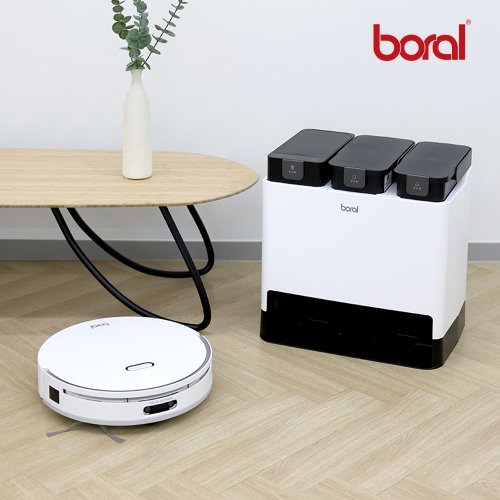 홈니즈 보랄 dToF 스마트센서 Z10 AI로봇청소기 BR-R10W