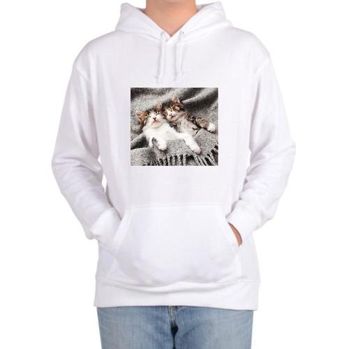 [BZJL77U2_4C]기모후드티 애완동물 샴고양이 고양이사진