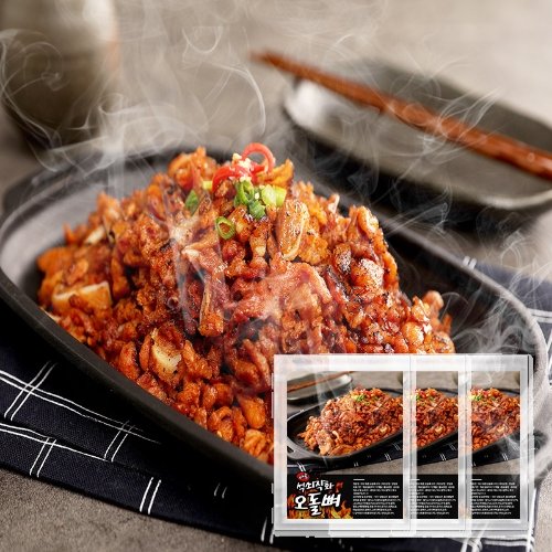 [세이브F&S][왕십리직화]매콤한 오돌뼈 200g x 3팩