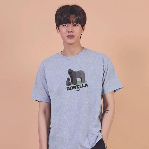 키밍 고릴라 GORILLA 반팔티 데일리 그래픽 (W75894A)