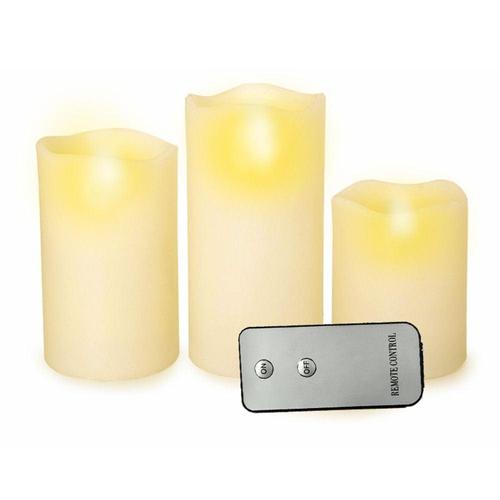 고급형 리모컨 전자양초 3P세트 스마트촛불 캔들바디 WFKZJ68