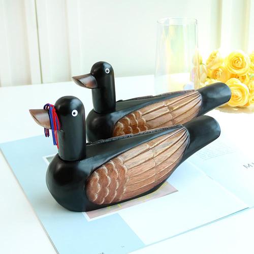 박씨상방 [박씨상방] 목조각 흑기러기(중)