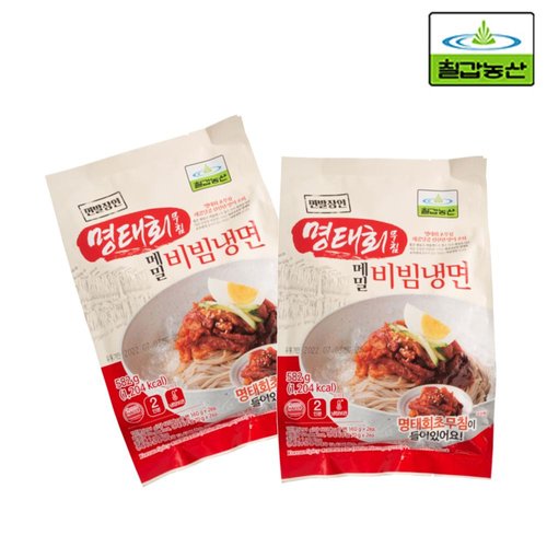 칠갑 명태회 메밀비빔냉면 582g 4개