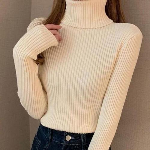 하프클럽 [셀러허브_여성트랜드패션]ONM 여성 베이직 데일리 겨울 스웨터 목폴라 니트 0