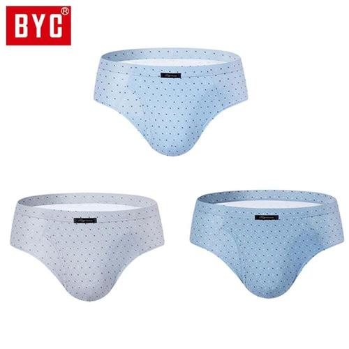 [셀럽하우스]BYC ENNWIFED 남성 맥시 3매입 삼각팬티 DOLL2476