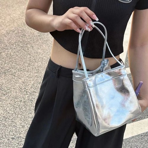 큐브 핸드백 여성 여자 데일리 미니 숄더 백 가방 WFH10X5