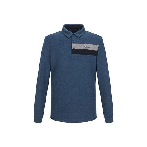 하프클럽 [슈페리어]남성 배색 포인트 티셔츠 네이비 (IM0EKS40649)