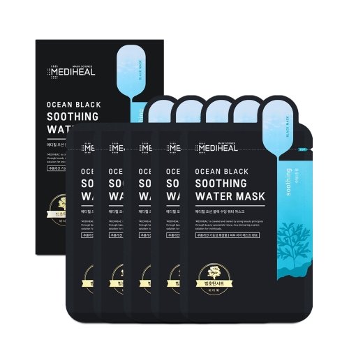 메디힐 오션 블랙 수딩 워터 마스크 5매