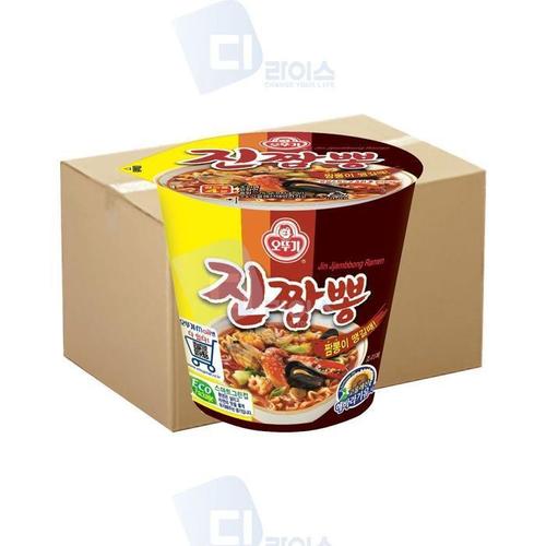 [룽스_6817]오뚜기 진짬뽕 미니컵 불맛짬뽕 75g 30개