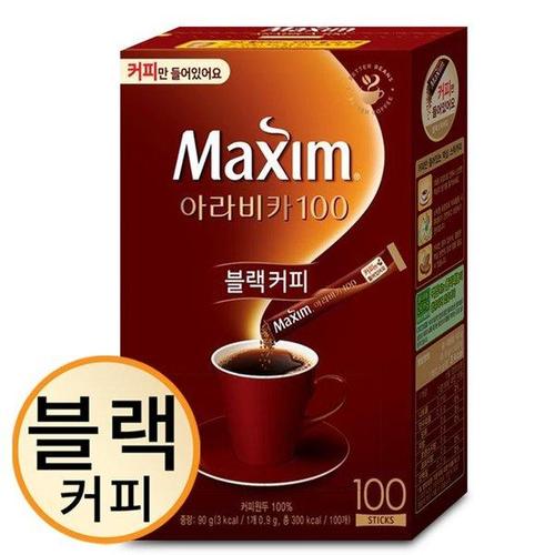 [한화갤러리아㈜]갤러리아_맥심 아라비카100 솔루블 블랙커피 100T