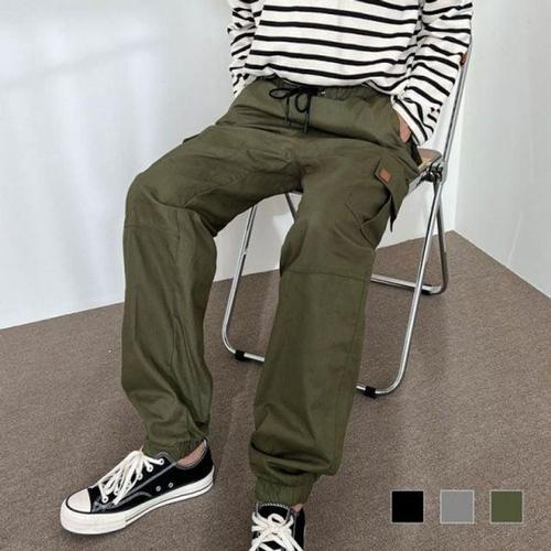 오너클랜 221003 조거팬츠 조거 벤타이 솔리드 조거바지 바지 WD40384