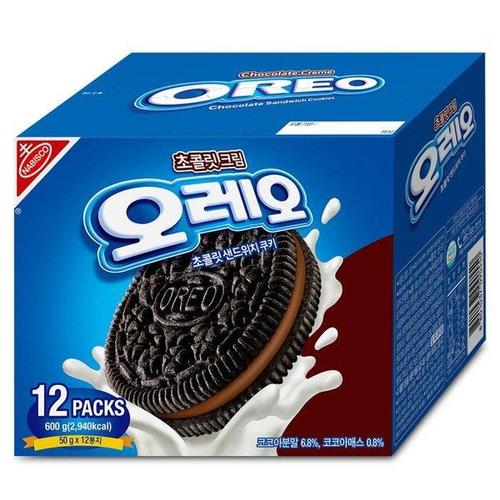 갤러리아_오레오 초콜릿크림 샌드위치 쿠키 600g