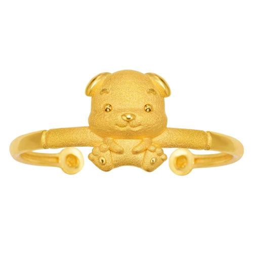 갤러리아_아기 순금 개 돌팔찌 24K 3.75g 돌잔치 100일 선물