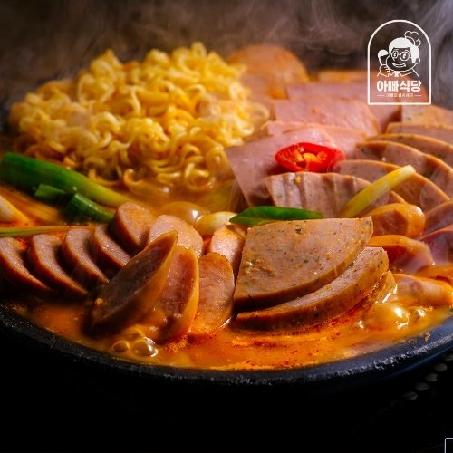 초원식품  아빠식당 리얼 햄듬뿍 부대찌개 600g