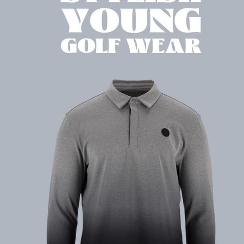 기타제조사 [엘르골프]남성 그라데이션 프린트 폴로티셔츠6I75281J