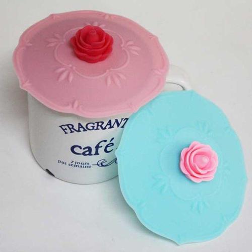 BDM 키친아이템 실리콘 로즈 컵뚜껑 2컬러 택1