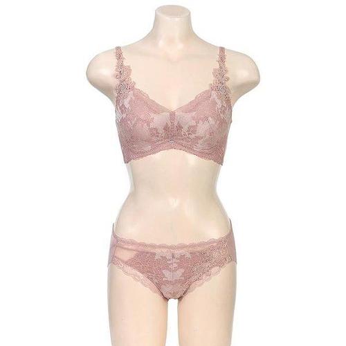 갤러리아_A컵 드레스업 세미 메이크업 브라+햄팬티셋트[WBRC253A/WPTC253H SK]