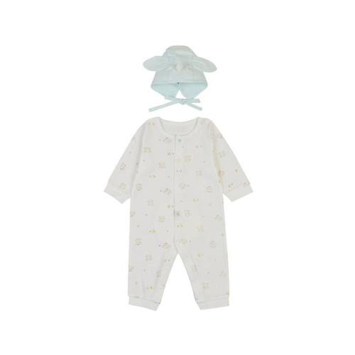 셀러허브 아가방 TC01 봄 퍼비징코우주복(모자)(O/WHITE)_  01T11750303