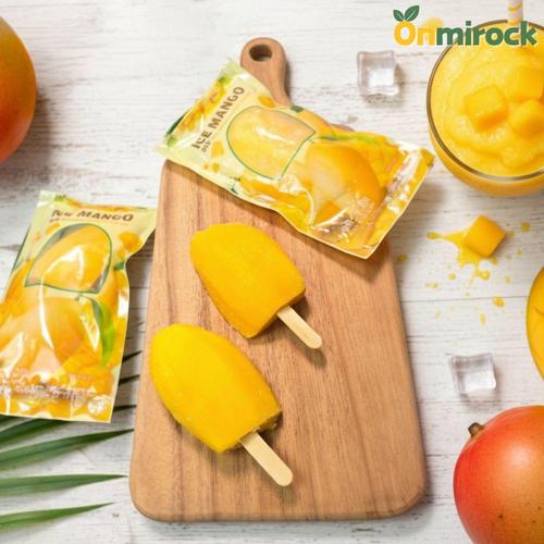 [골드유통센터]온미락 100% 천연과일 골드라벨 아이스 망고바 30봉 망고스틱
