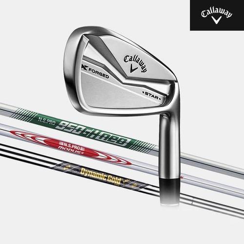 [캘러웨이]코리아정품2024  X-FORGED STAR PLUS 스틸 단조 아이언세트 모음남성용6i/5~PW