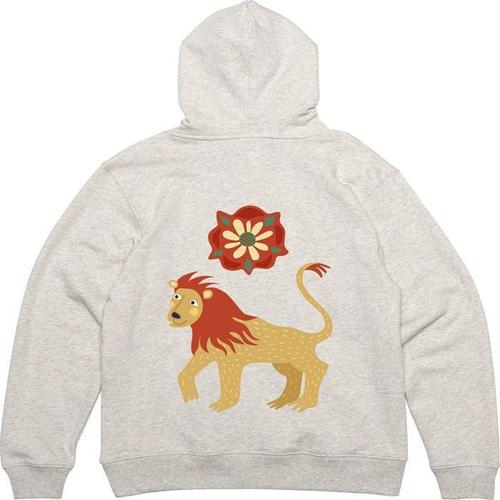 [BZJKQ1K1_4A]후드티 뒷면 프린트티셔츠 사자 미신